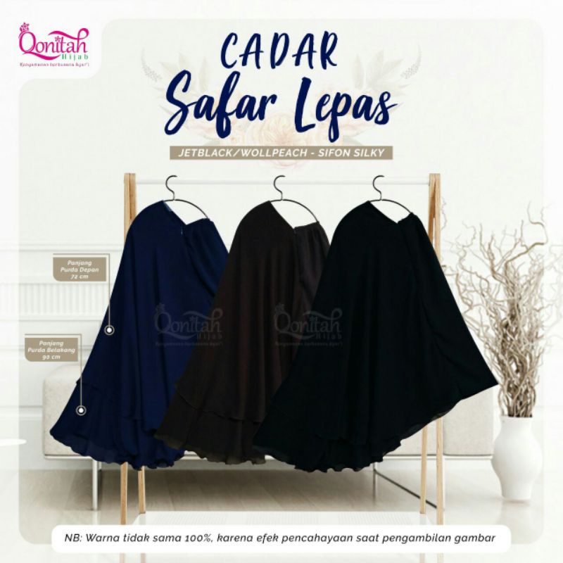 cadar safar lepas qonitah hijab