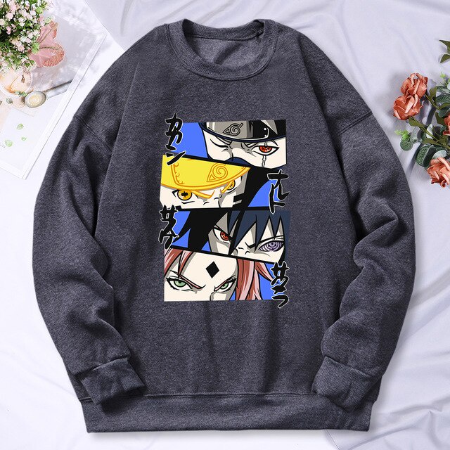 Sweater Basic Anime Naruto warning || Naruto warning Sweater Crewneck || Pria &amp; Wanita Sz M - L - XL