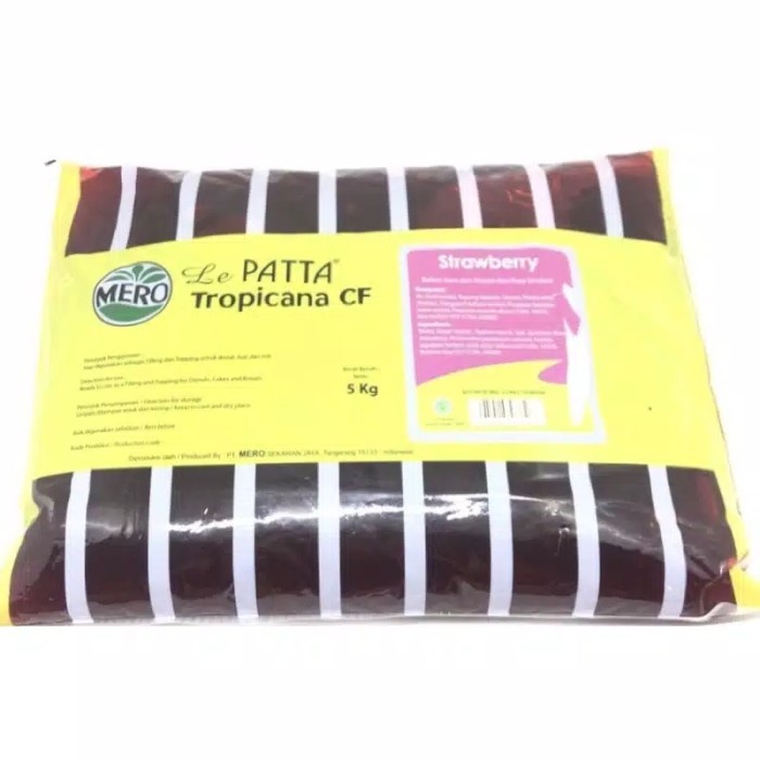 

selai / pasta lepata cf strawberry 5kg