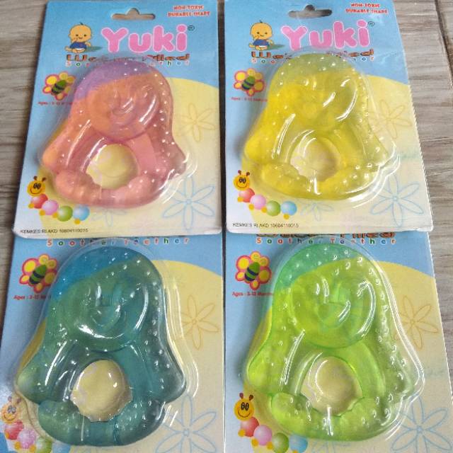 YUKI Water Filled Soother Teether / Mainan Gigitan Bayi