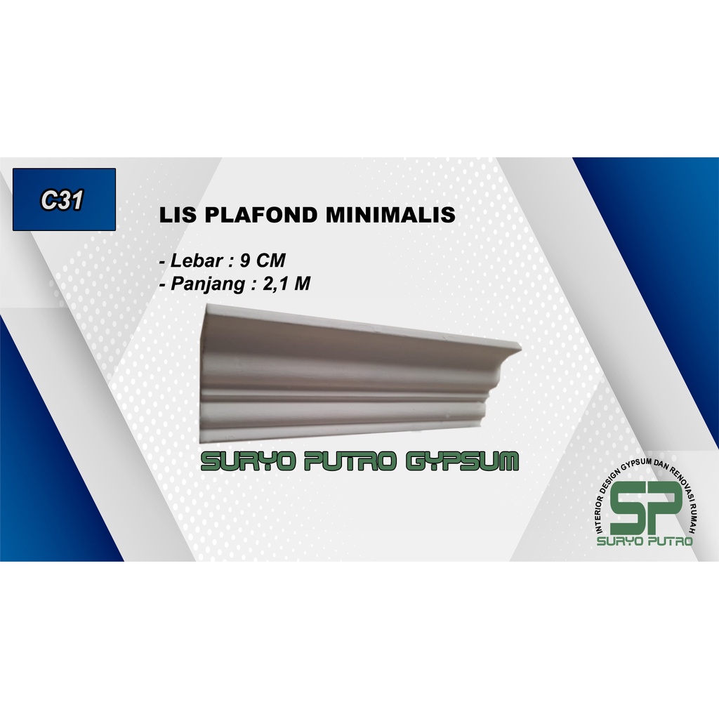 Jual LIS PLAFOND MINIMALIS C31 MURAH | Shopee Indonesia