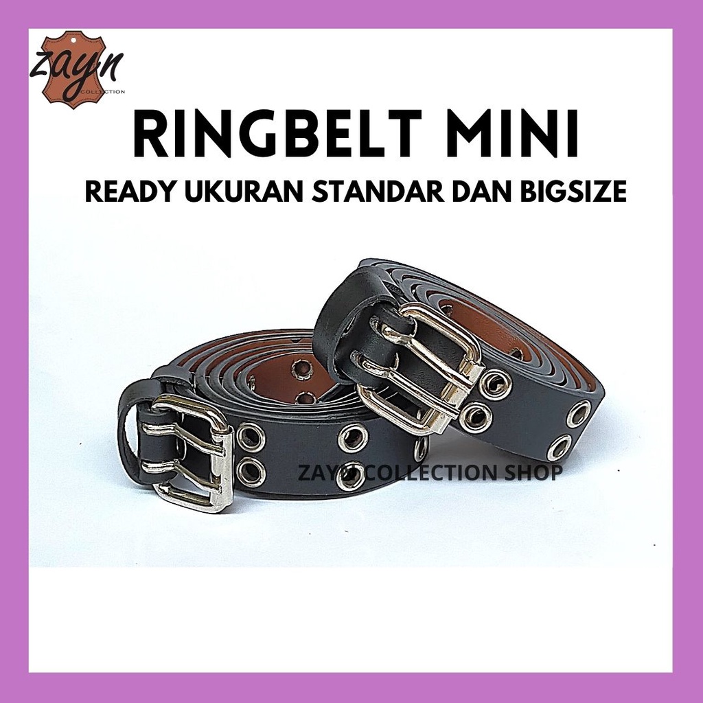 Ikat Pinggang Ring Belt Wanita Kecil Gaya Korea Fashion Kekinian Sabuk Cewek