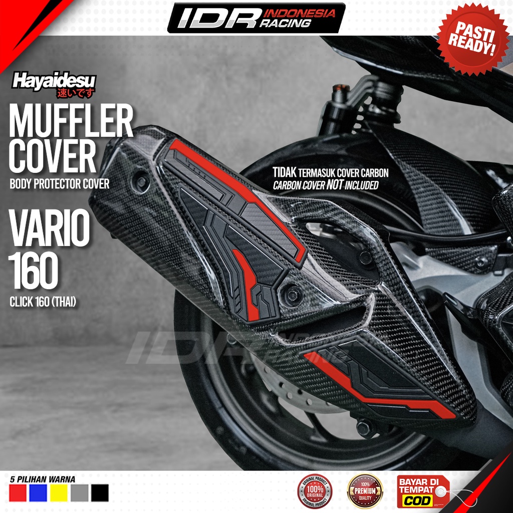 Hayaidesu Vario FI Click 160 Muffler Knalpot Body Protector Cover