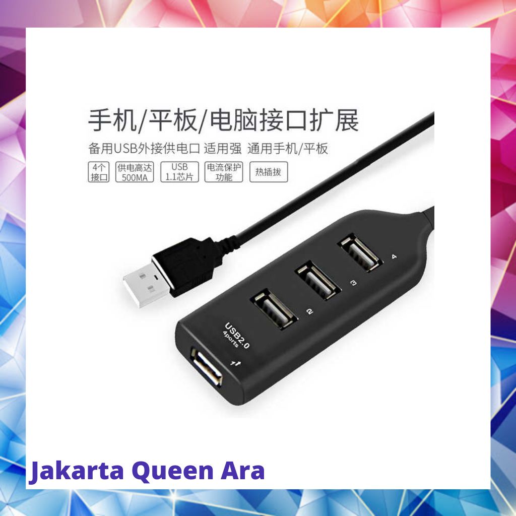 Portable USB Hub 2.0 4 Port - HB30000