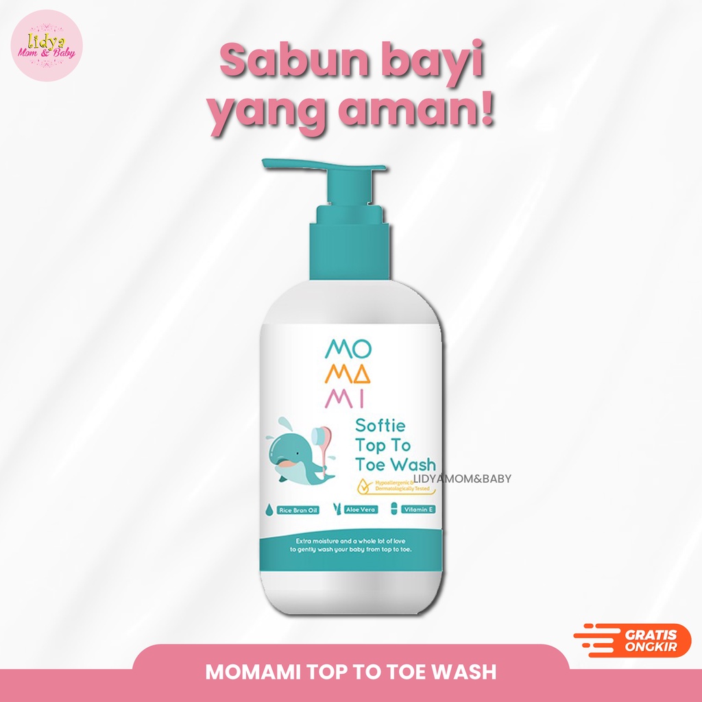 momami softie top to toe wash 235ML