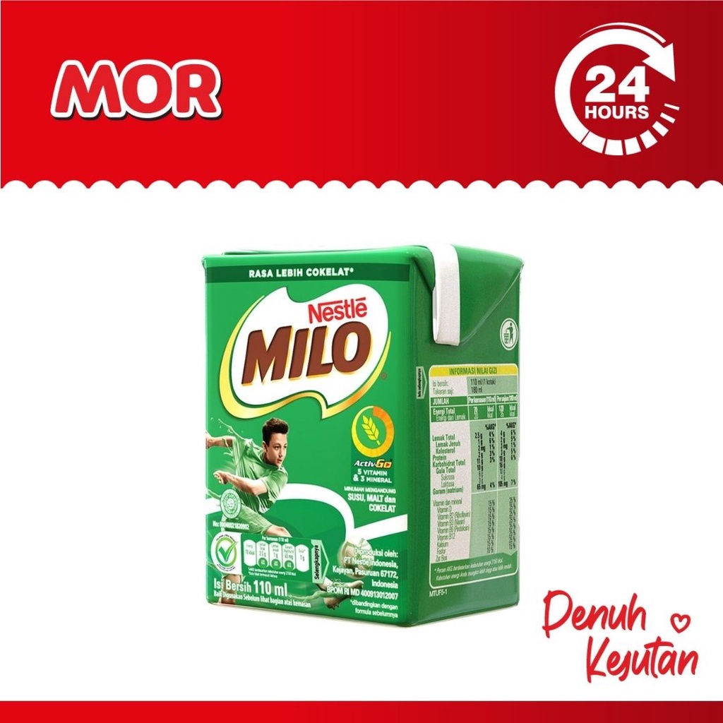 

MILO Activ-Go Susu Coklat Milk Chocolate 110 ml