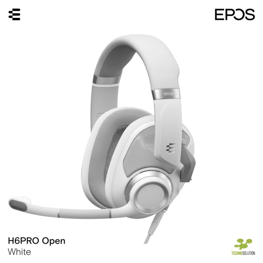 EPOS H6 PRO OPEN WHITE - OPEN Acoustic Gaming Headset