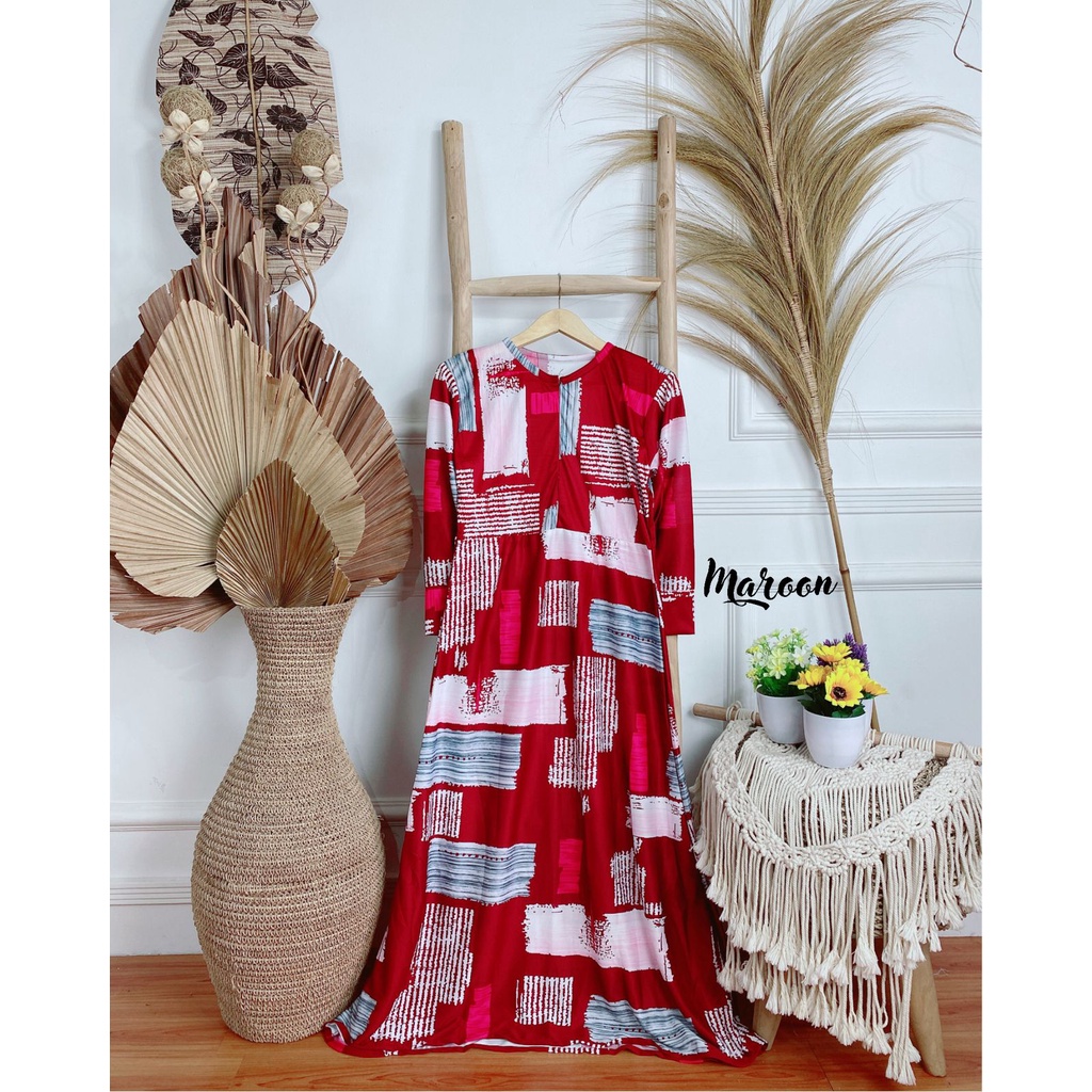 Gamis Hyget Busui Lanjutan Katalog Gamis Murah Gamis Hyget Gamis 30ribuan AH-HY.SABINA BSUI marun