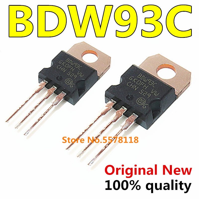 10pcs Ic Bdw93C Bdw93 To-220 100%