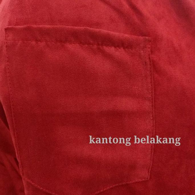 HOT CELANA KULOT SUEDE WANITA ALLSIZE L BAHAN BERUDU IMPORT MERAH