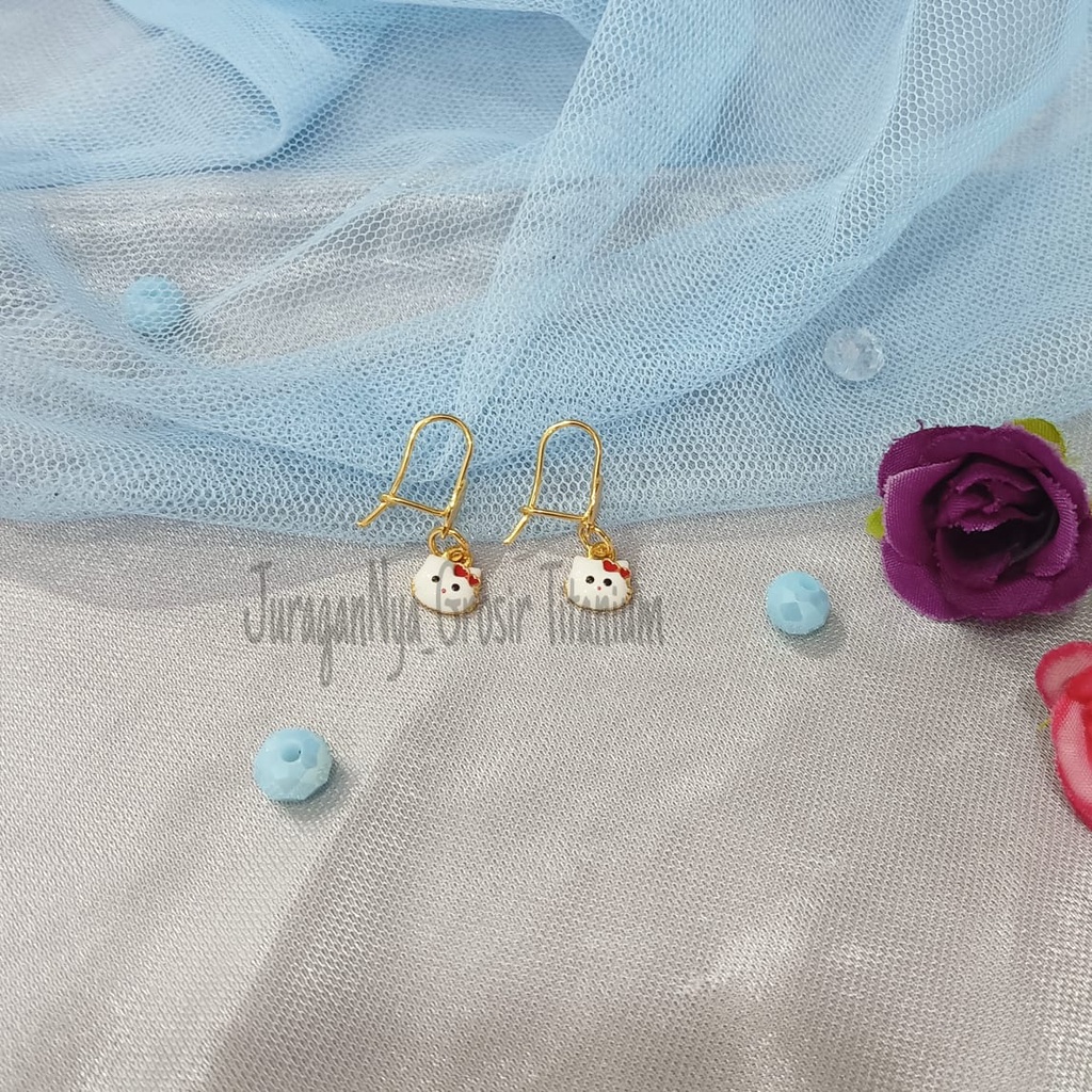 TITANIUM ANTING JURAI GOLD KARAKTER ANAK STYLE KOREA SUPER ELOK ANTIK ANTI KARAT&amp;ANTI LUNTUR