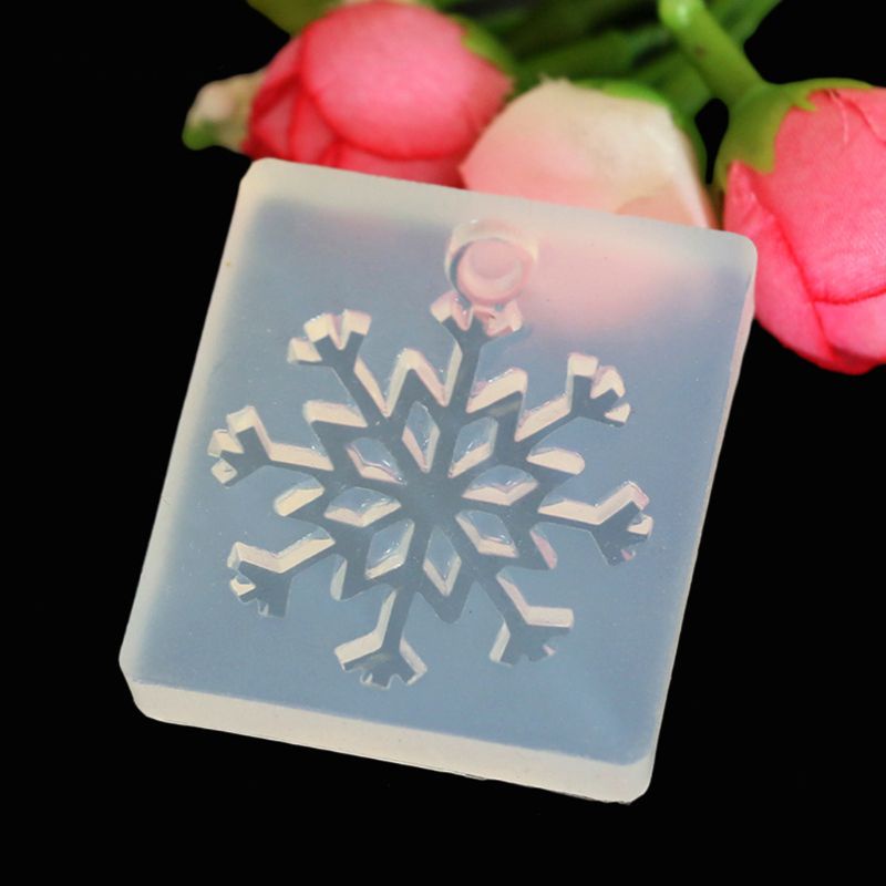 SIY  Silicone Mold Snowflake  DIY Crafts Jewelry Making Pendant Epoxy Resin