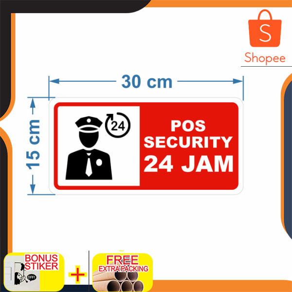 

Terlaris ✨ - Rambu Sign Pos Security 24 Jam Akrilik Elegan3.1.23