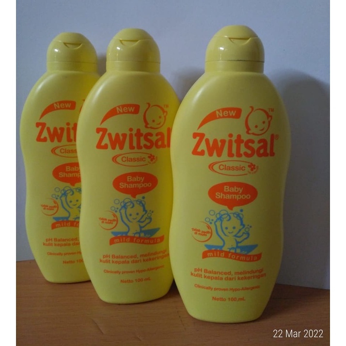 Zwitsal classic baby lotion 100ml,melembutkan  menghaluskan kulit &amp; Classic baby shampoo 100ml