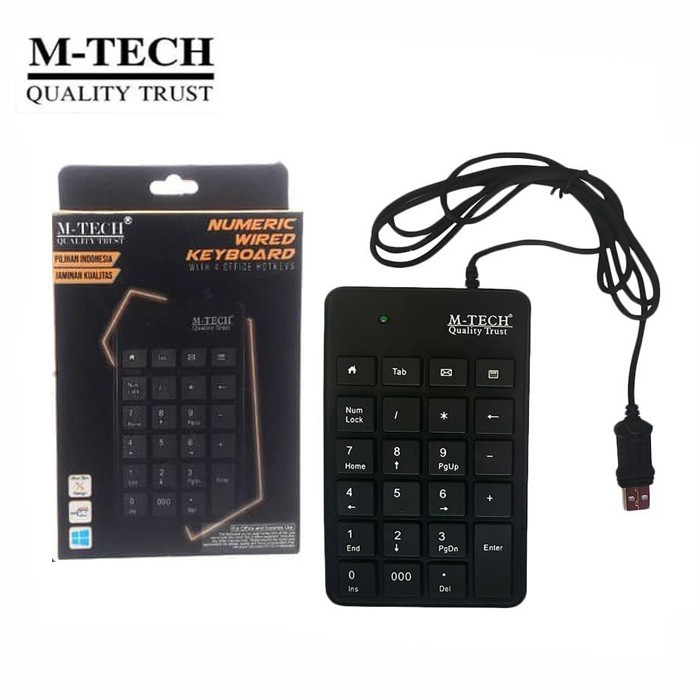 M-Tech Keyboard Numeric USB 2.0