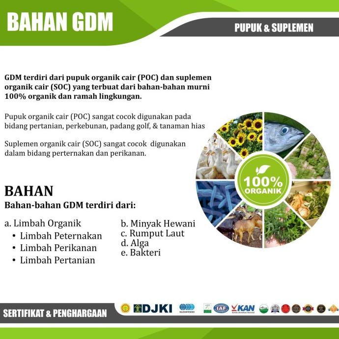 TERBARUU Granule Bio Organik GDM SAME Pupuk Padat Tanaman COD