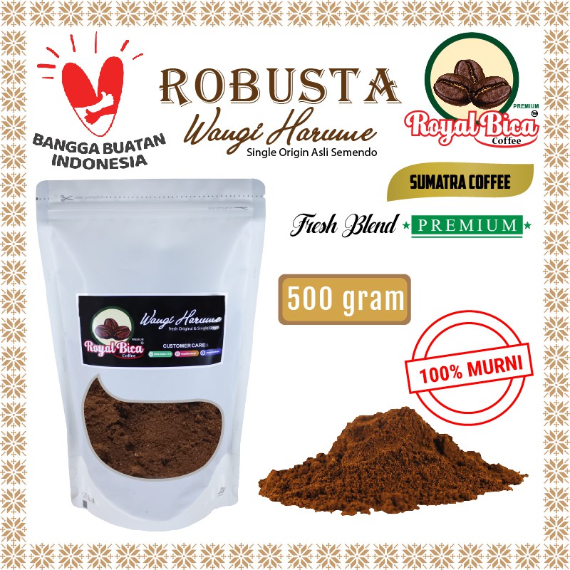 Jual Kopi Robusta Semendo 500 Gram Bubuk Kopi Premium Shopee Indonesia 9184