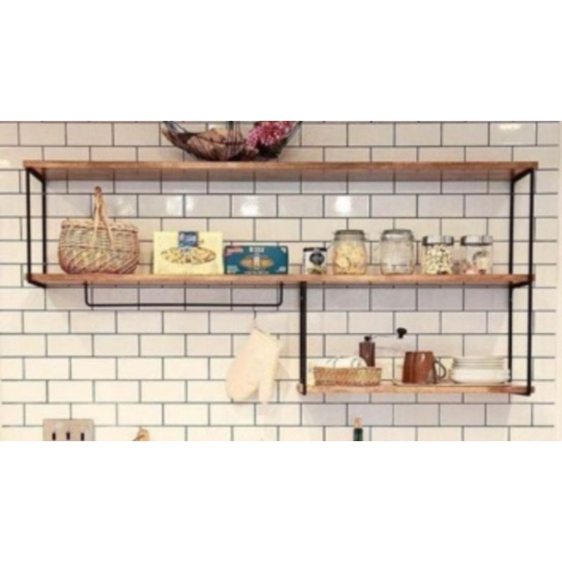 rak dinding dapur, rak kitchen minimalis