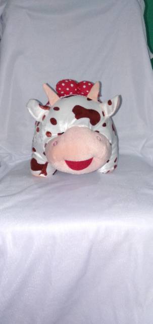 Boneka sapi lucu motif