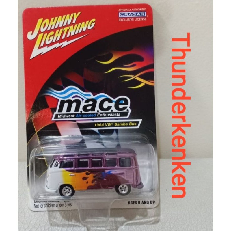 Johnny Lightning 1964 VW Samba Bus Mace