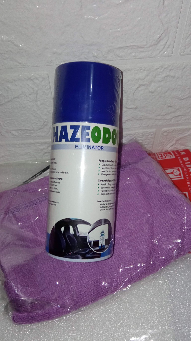 Hazeodor Eliminator Anti Bakteri - Basmi Bau Rokok Apek Dan Serap Debu