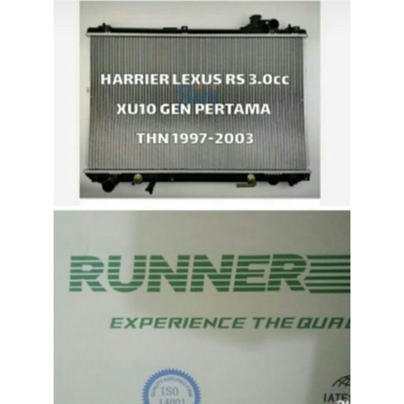 Radiator Toyota Harrier 3000cc 1MZ 1997 1998 1999 2000 2001 2002 2003