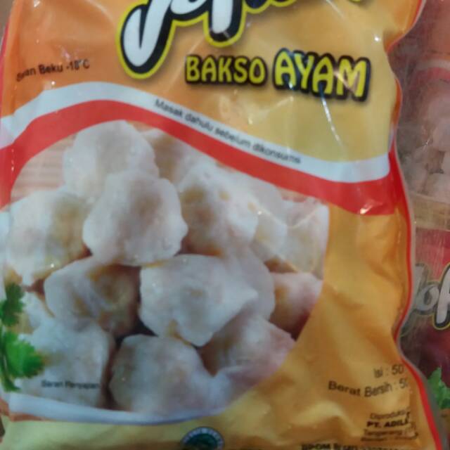 

bakso ayam jofrans 500 gram