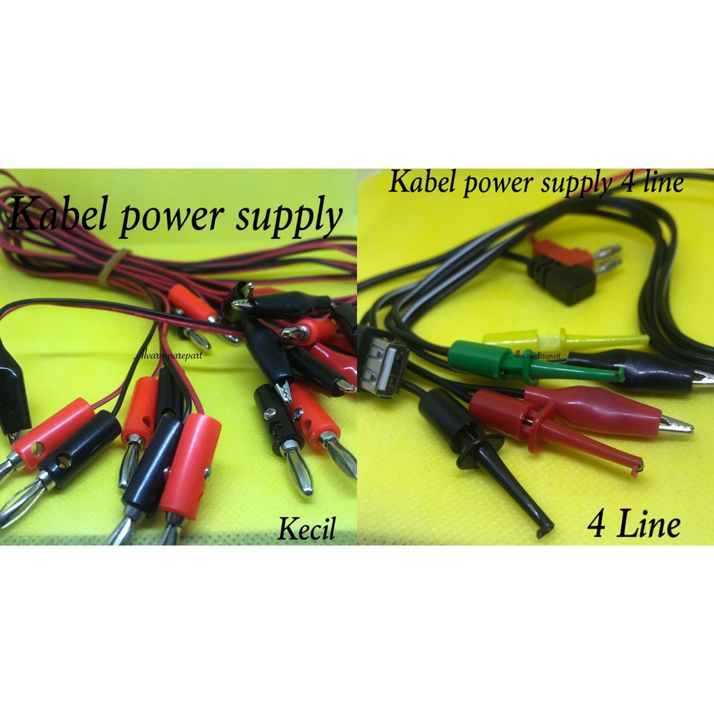 Jual KABEL POWER SUPPLY KECIL DAN 4 LINE ALAT SERVICE HP Shopee