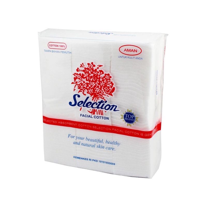 kapas selection facial cotton 35gr|50gr|75gr|80/cotton ball /cotton bud