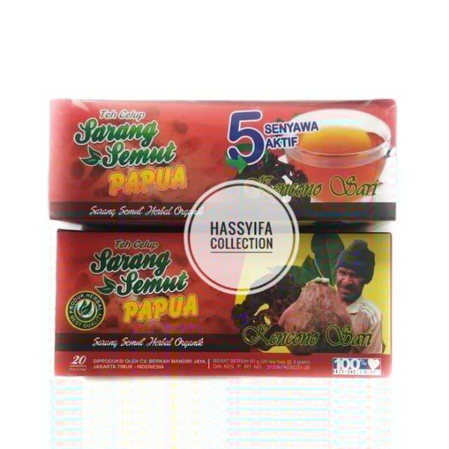 

Teh Sarang Semut Papua Kencono Sari Asli Original Kemasan Celup