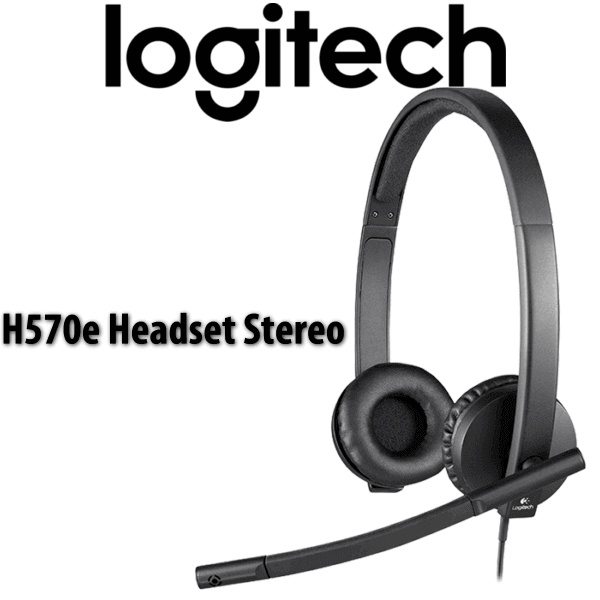 Headset Logitech H570E USB Stereo