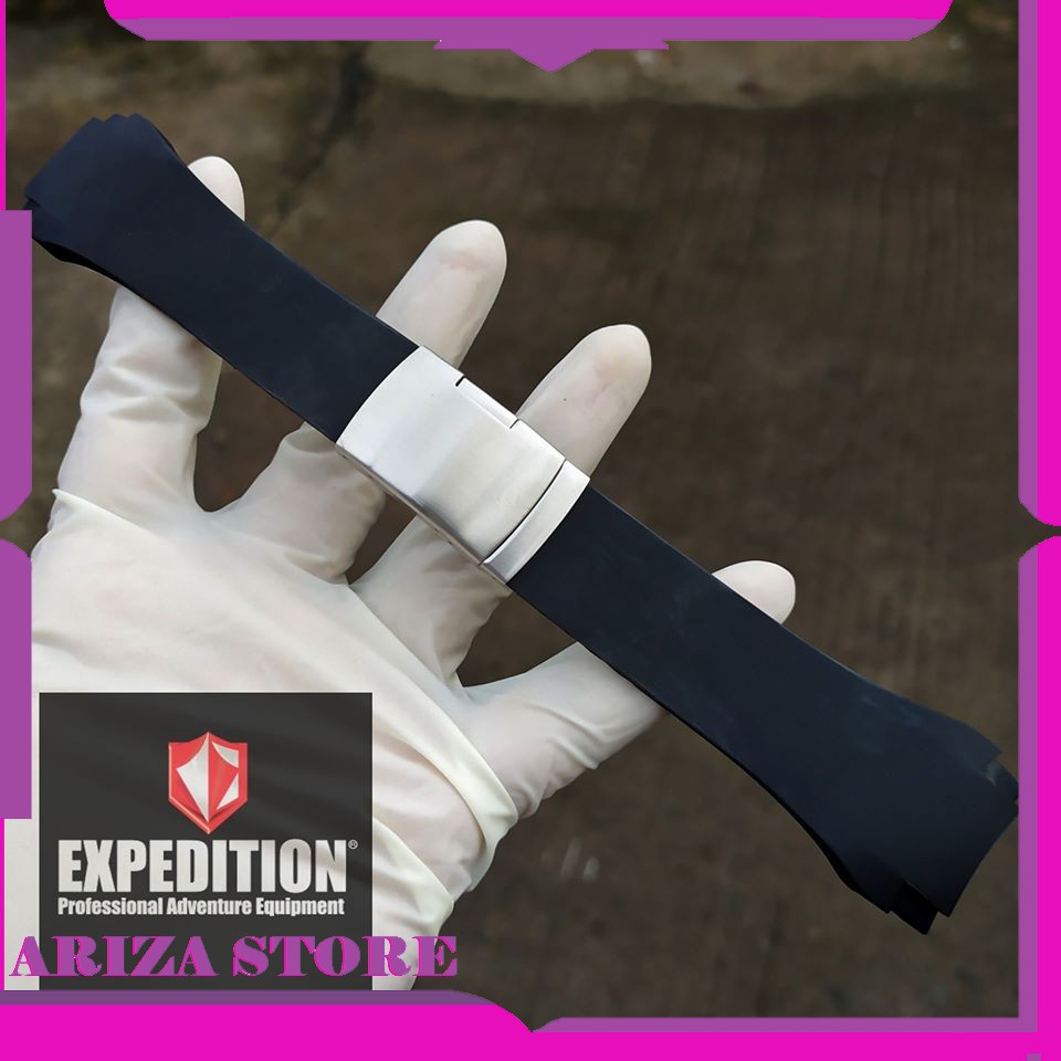 Tali Jam Tangan Expedition Airborne E 6335 E6335 Rubber Premium