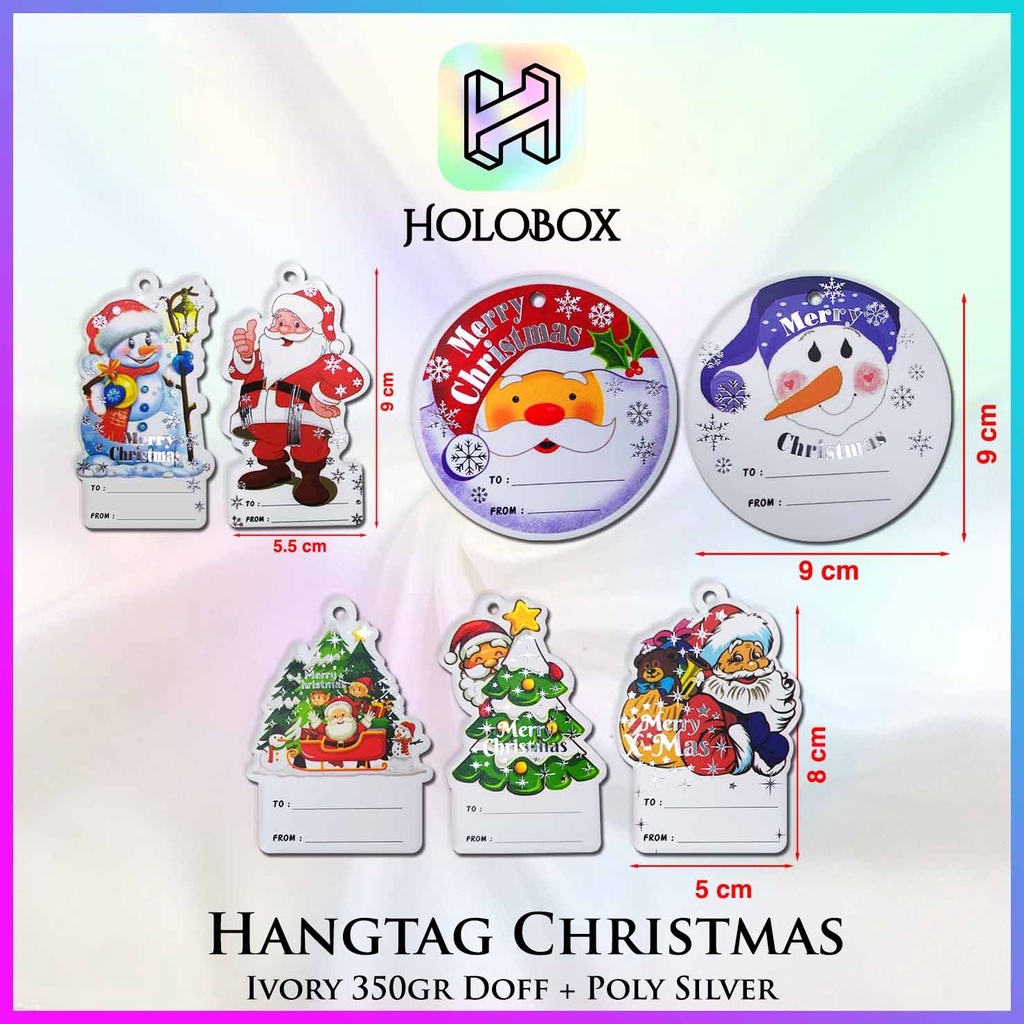 

Hangtag Natal / Merry Christmas / Hiasan / Aksesoris / Ivory / Murah / H137
