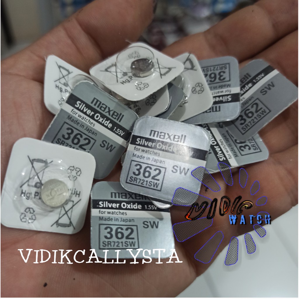 BATERAI JAM TANGAN MAXL 362 SR721SW SR 721 SW ORIGINAL SP BATRE BATREI BATERAI KANCING JAM TANGAN