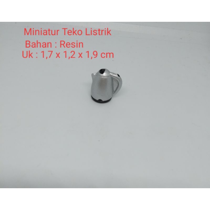 Miniatur Ketel Listrik Miniatur Teko Listrik