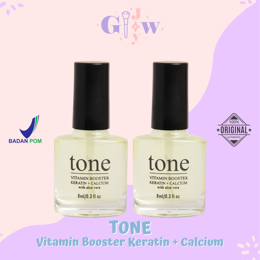 TONE vitamin kuku halal bpom murah asli menutrisi kulit kutikula salon meni pedi menicure pedicure kinclong kuteks kutek pewarna transparant polos cat nail pengkilat booster keratin calcium mengatkan menumbuhkan sehat alami rusak kering patah