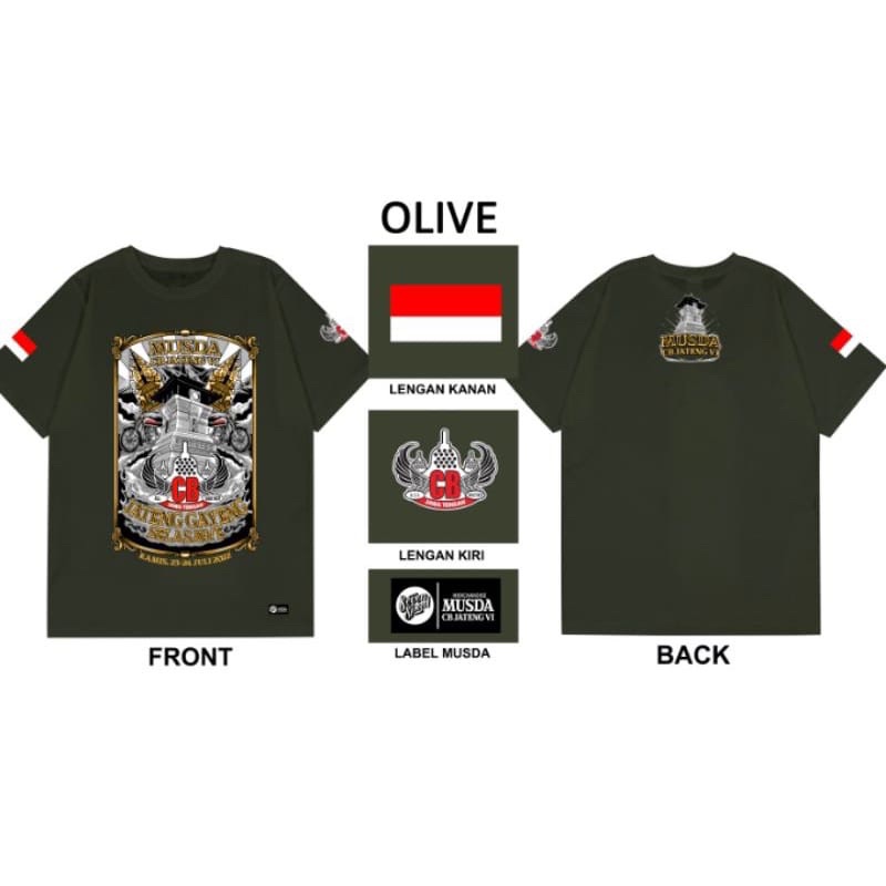 KAOS ACARA CB MUSDA JATENG ORIGINAL JATENG GAYENG