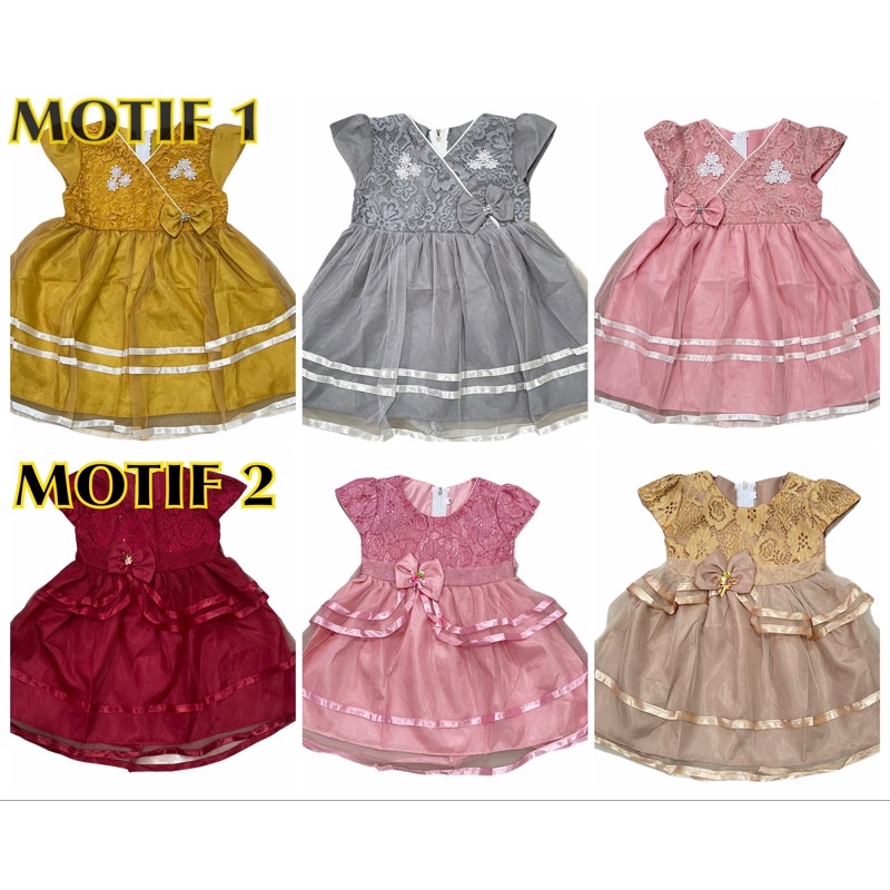 Dress anak Brokat Tile