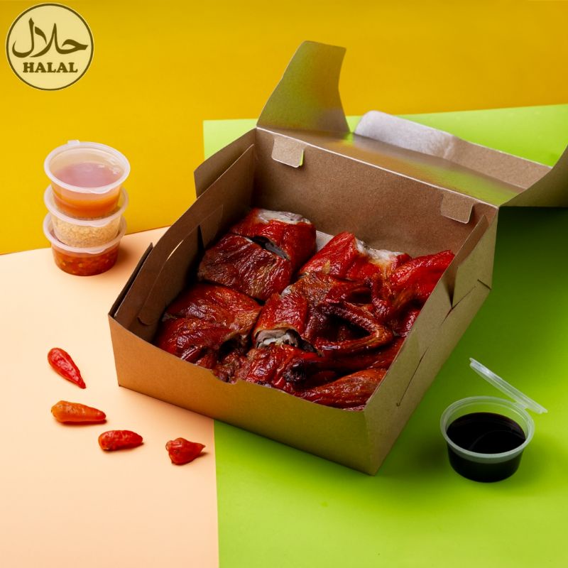 Bebek Peking Panggang (Roasted duck) Size 1,2 - 1,3 kg di potong potong Halal