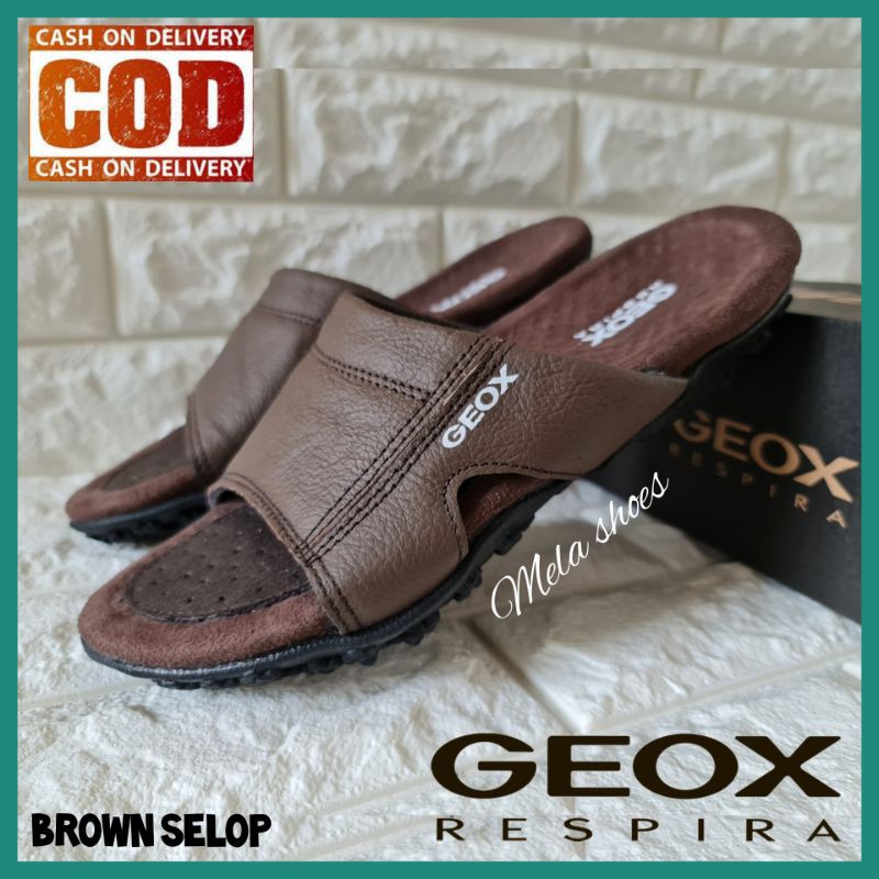 SANDAL PRIA KULIT ASLI / SANDAL SELOP COWOK ASLI KULIT / SANDAL DISTRO LEBARAN LAKI-LAKI PROMO