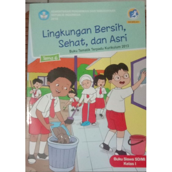 Buku pelajaran tematik kelas 1 Tema 6
