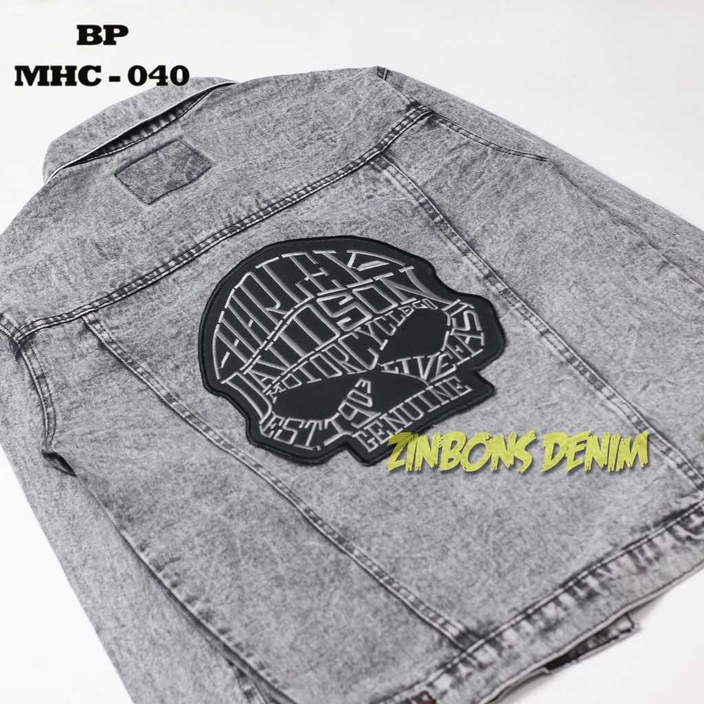 Back patch motor patch music patch bordir emblem cocok di aplikasi kan ke jaket jeans jaket pria