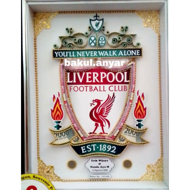 Mahar uang layout Design logo liverpool