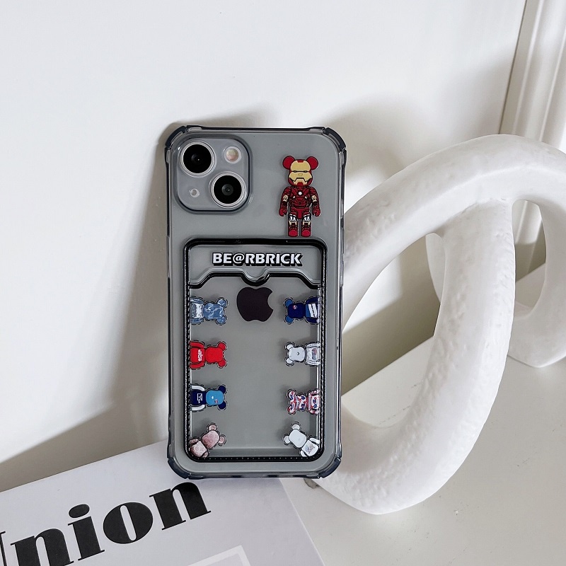 Soft Case Transparan Motif Kotak-Kotak Hitam Putih Untuk iPhone 12 13 Pro Max 11 X XR XSMAX