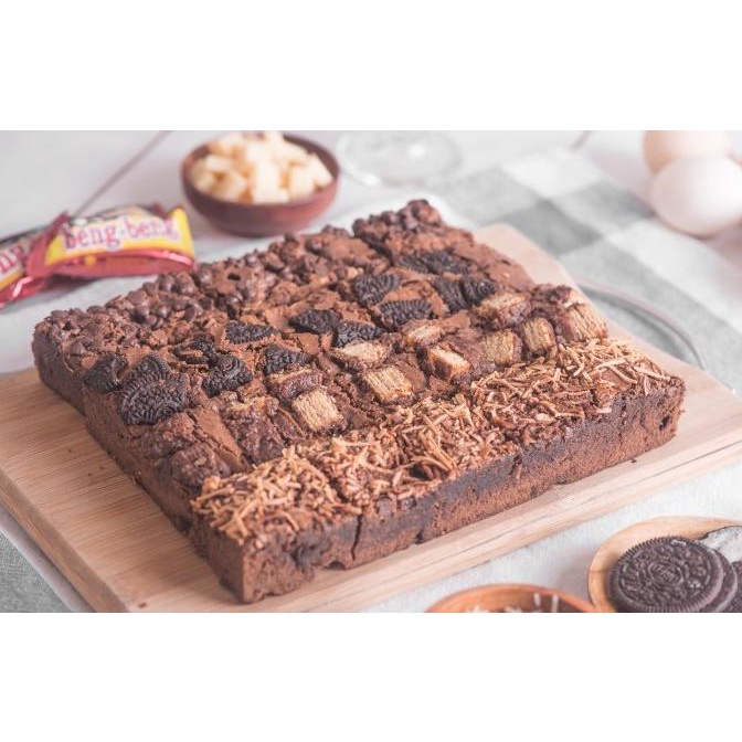 

Premium Kue Brownies Hampers Bingkisan Parcel Lebaran Ramadhan Kering