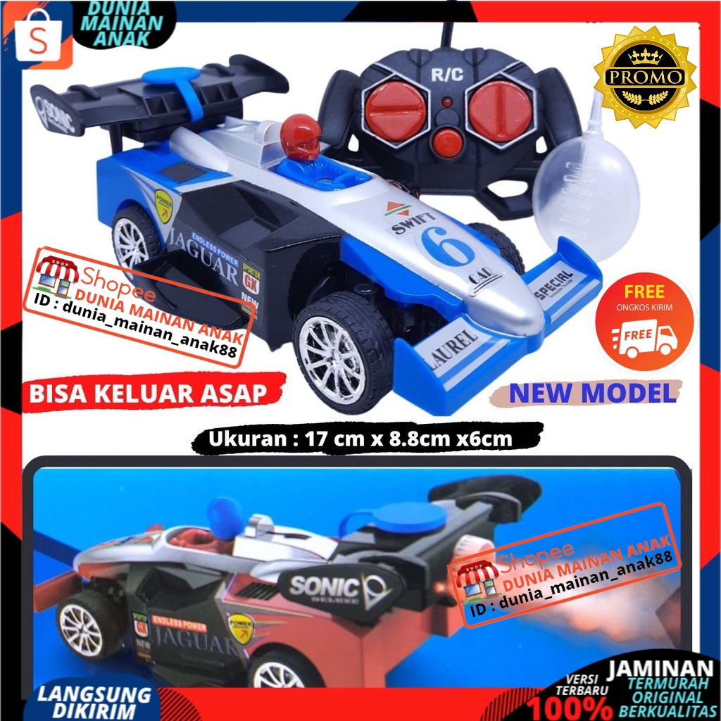 Mobil remot control Berasap Model Balap New Rc Car Spray Racing Top Speed mainan Anak laki laki