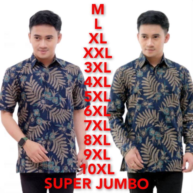 Batik jumbo over size kemeja batik M L XL XXL 5L 8L 10L