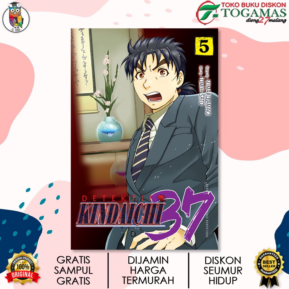 SERI KOMIK DETEKTIF KINDAICHI 37 TAHUN KARYA SEIMARU AMAGI