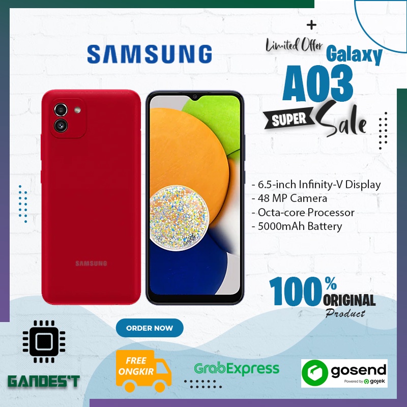Hp Samsung Galaxy A03 Ram Ram 4/64GB Garansi Resmi