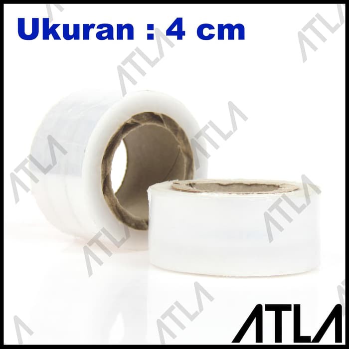 

Plastik Wrap 4 cm Wrapping Segel Reping Koper Bening 1 Roll OS021 - Ph742